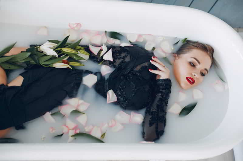 Shooting bain de lait photo