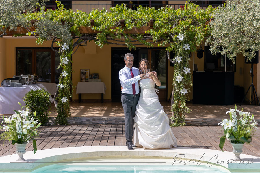Photographe de mariage à Simiane pour Sylvie & Bruno
