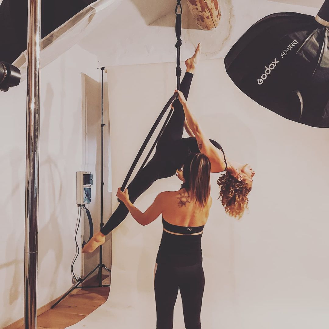 Photographe shooting cerceau aérien Provence