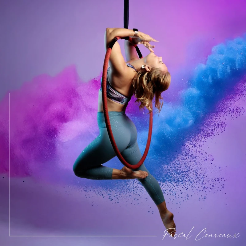 Photographe Shooting cerceau a&eacute;rien Auriol