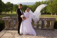 Reportage Photos de mariage : photos de couple mari&eacute;s