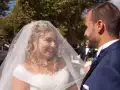 Reportage Photos de mariage : l'arriv&eacute;e &agrave; la mairie des mari&eacute;s