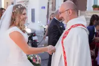 Reportage Photos de mariage : c&eacute;r&eacute;monie religieuse des mari&eacute;s &agrave; l'&eacute;glise