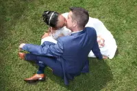 Reportage Photos de mariage : photos de couple mari&eacute;s &agrave; Salon de Provence