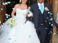 Reportage Photos de mariage : sortie des mari&eacute;s de la mairie de Salon de Provence