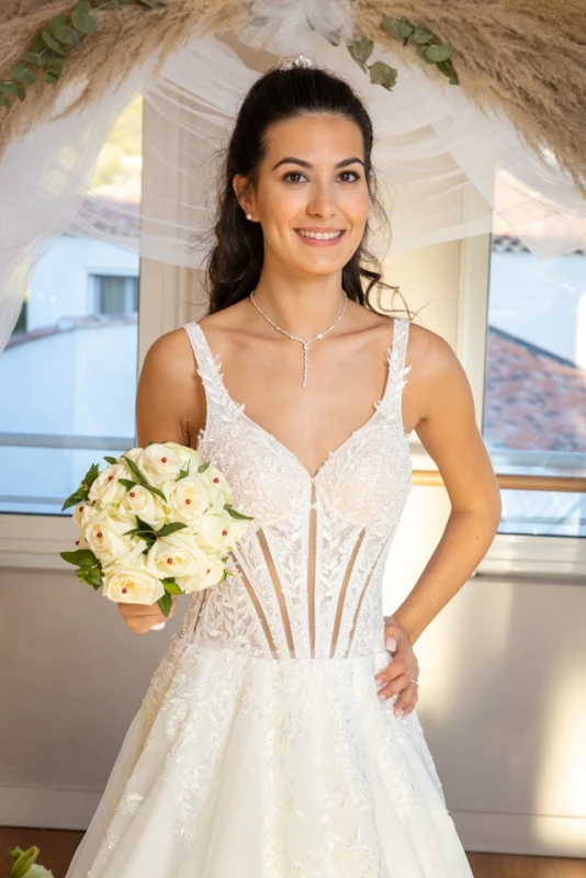 photographe mariage robes de mariage fleur Bouches du rhone 13 Marseille Aix en Provence