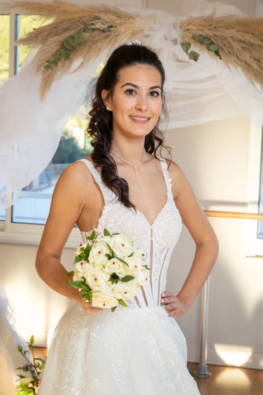 photographe mariage robes de mariage fleur Bouches du rhone 13 Marseille Aix en Provence