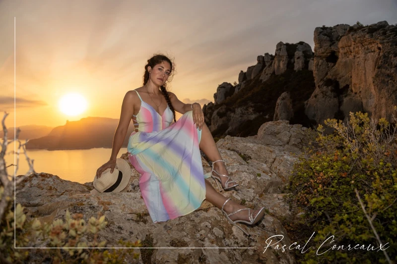 Photographe Shooting Femme &agrave; La Ciotat Bouches du Rh&ocirc;ne 13 en bord de mer