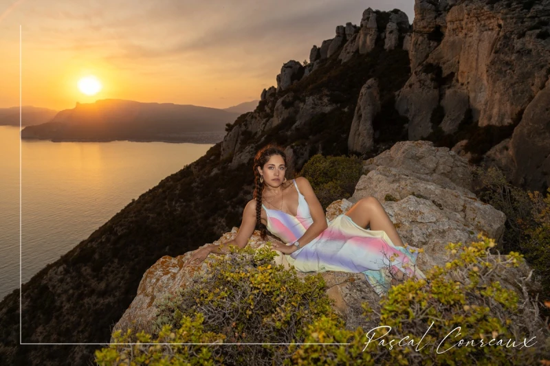 Photographe Shooting Femme &agrave; La Ciotat Bouches du Rh&ocirc;ne 13 en bord de mer