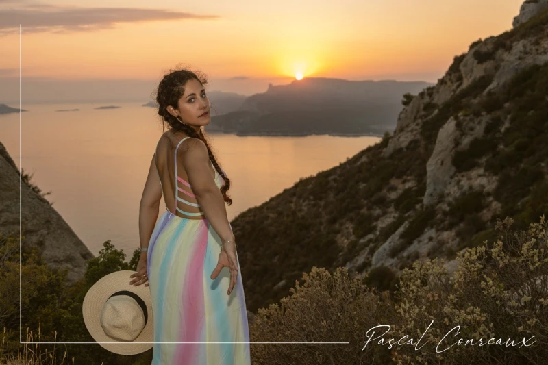 Photographe Shooting Femme &agrave; La Ciotat Bouches du Rh&ocirc;ne 13 en bord de mer