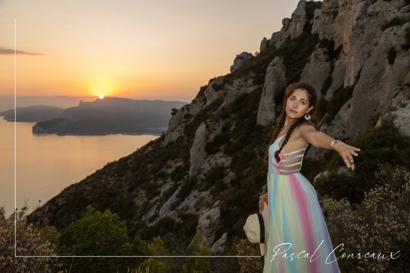 Photographe Shooting Femme &agrave; La Ciotat Bouches du Rh&ocirc;ne 13 en bord de mer