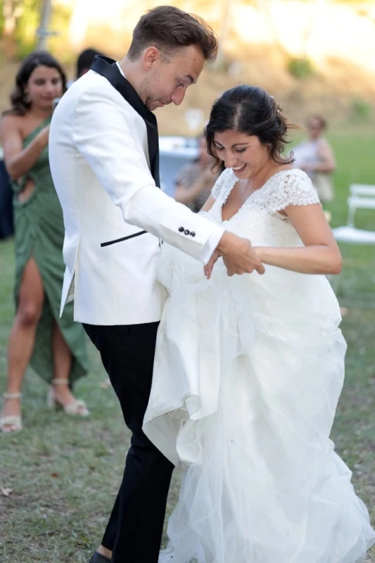 Photos Vin d'honneur pendant le mariage &agrave; la Bastide de Toursainte