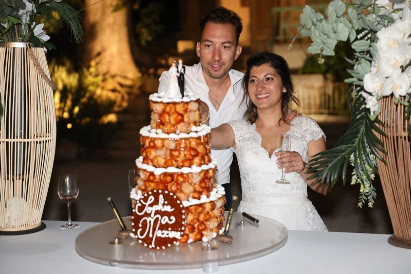 Photos en soir&eacute;e pendant le mariage &agrave; la Bastide de Toursainte