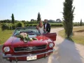 Reportage Photos de mariage : cortège de voitures