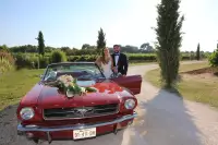 Reportage Photos de mariage : cort&egrave;ge de voitures