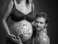 Photographe Grossesse en studio photo pour femme enceinte &agrave; Cadolive