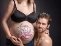 Photographe Grossesse en studio photo pour femme enceinte &agrave; Cadolive