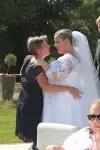 Reportage Photos de mariage : c&eacute;r&eacute;monie la&iuml;que des mari&eacute;s au moulin de l'Arc &agrave; Rousset