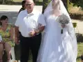 Reportage Photos de mariage : c&eacute;r&eacute;monie la&iuml;que des mari&eacute;s au moulin de l'Arc &agrave; Rousset