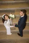Reportage Photos de mariage : photos de couple mari&eacute;s, mairie d'Aix-en-Provence